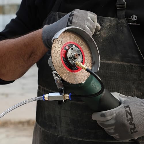 Accesorios de agua para amoladora angular Raizi versión simplificada para corte húmedo 6