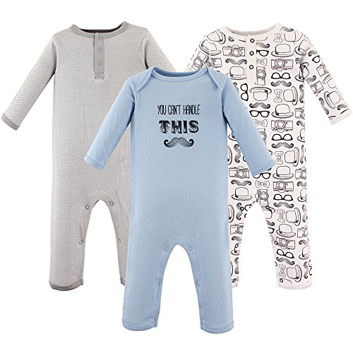 Image of Hudson Baby baby-girls Cotton Coveralls