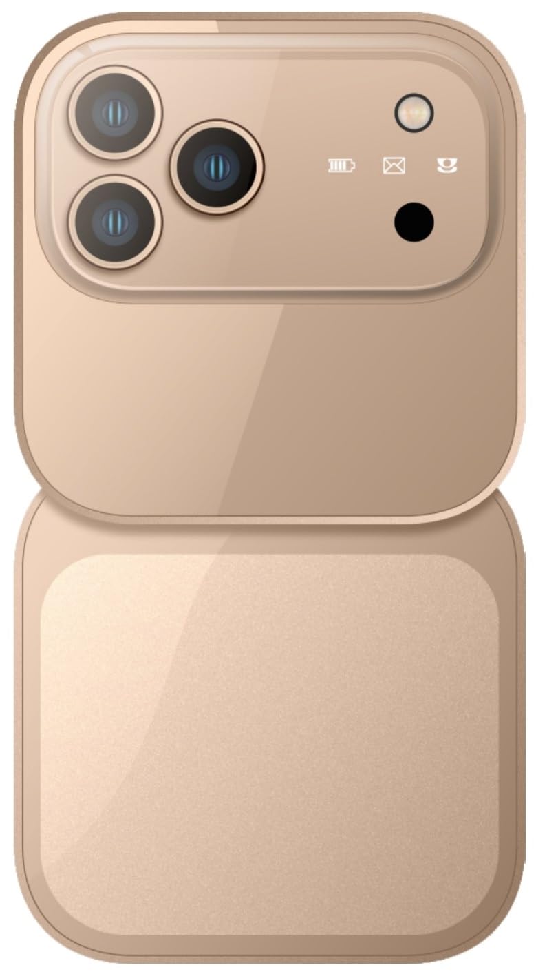 Snexian Latest Rock X Flip Dual Sim |Keypad Mobile with 1.8" Display |Flip|Fold|Call & SMS Indicator|Crystal Back Panel |BT Dialer|Voice Changer|Long Lasting Battery|Camera|Feature Phone| Gold-picture-26