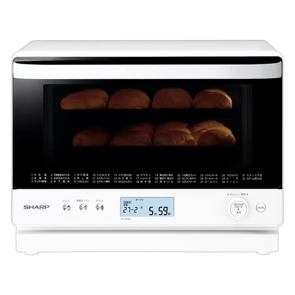 シャープ 過熱水蒸気 オーブンレンジ ホワイト RE-SS10X-W｜オーブンレンジ 