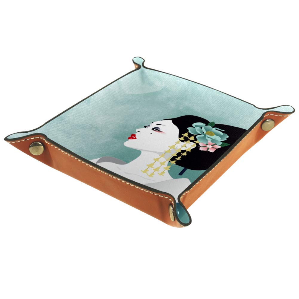 DragonSwordlinsu COOSUN Japanese Geisha Storage Box Cube Basket Bins Containers for Office Home