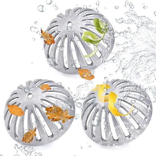 3 Pack Floor Sink Strainer Floor Drain Strainer Heavy Duty Aluminum Dome Sink Drain Strainer Floor...