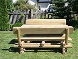 Bella Garden Rustikale Sitzgarnitur, Massive Gartengarnitur Barni - 2
