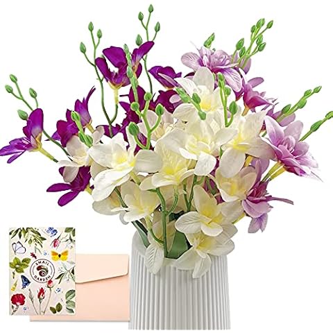 SNAIL GARDEN 3Pack Real Touch Silk Orchids Cover