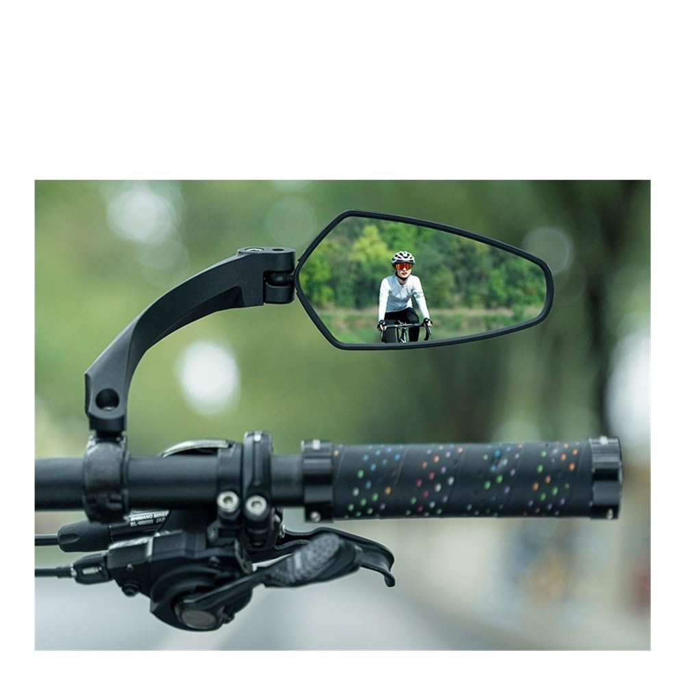 Fahrradspiegel Lenker Rückspiegel Verstellbar Weites Sichtfeld Fahrradspiegel Zubehör(1Pair)