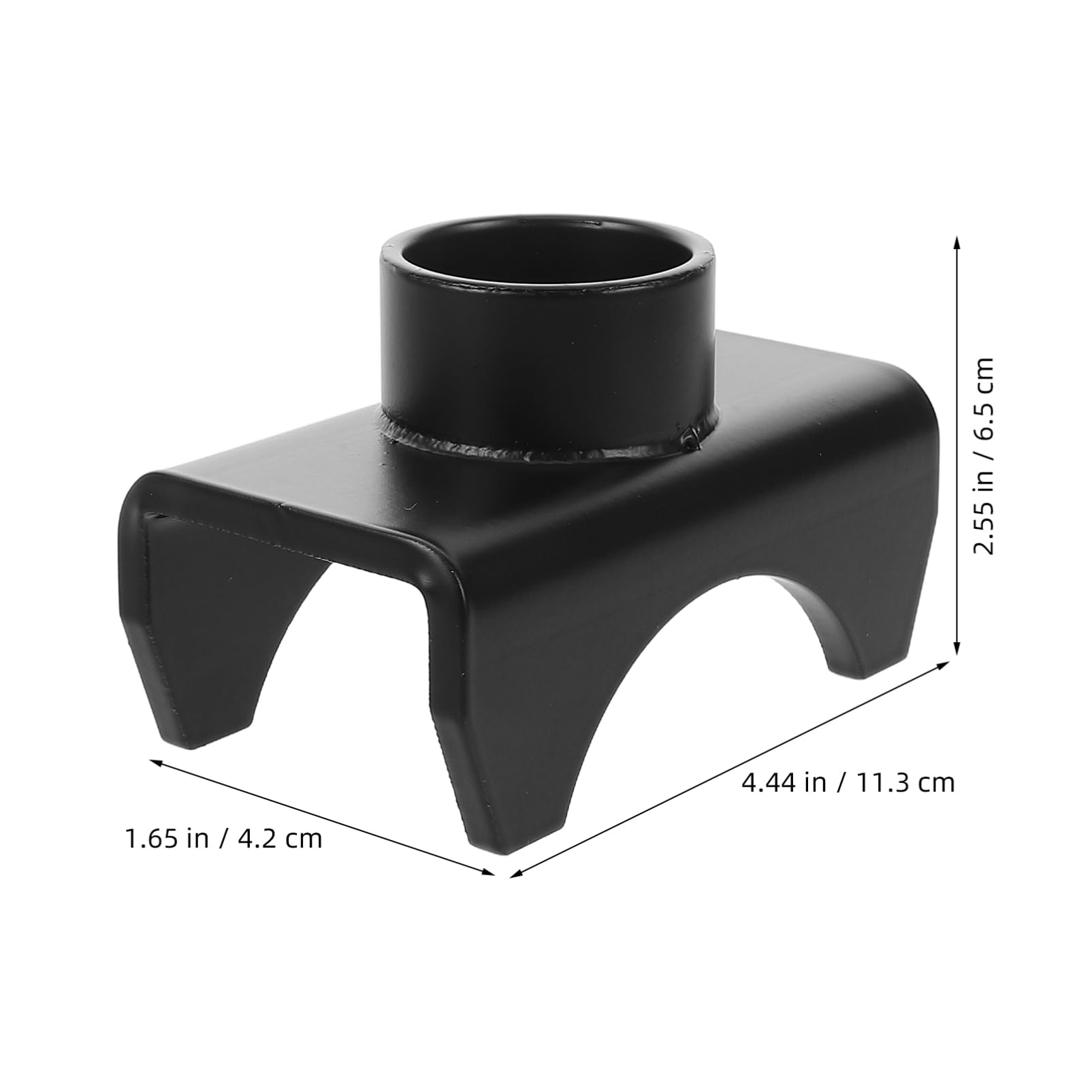PRETYZOOM Adaptador de Eje de Gato Hidráulico Soporte de Elevación para Remolques Camiones Adaptador de Eje de Gato Accesorio para Automóviles Material Resistente Almohadilla Antideslizante