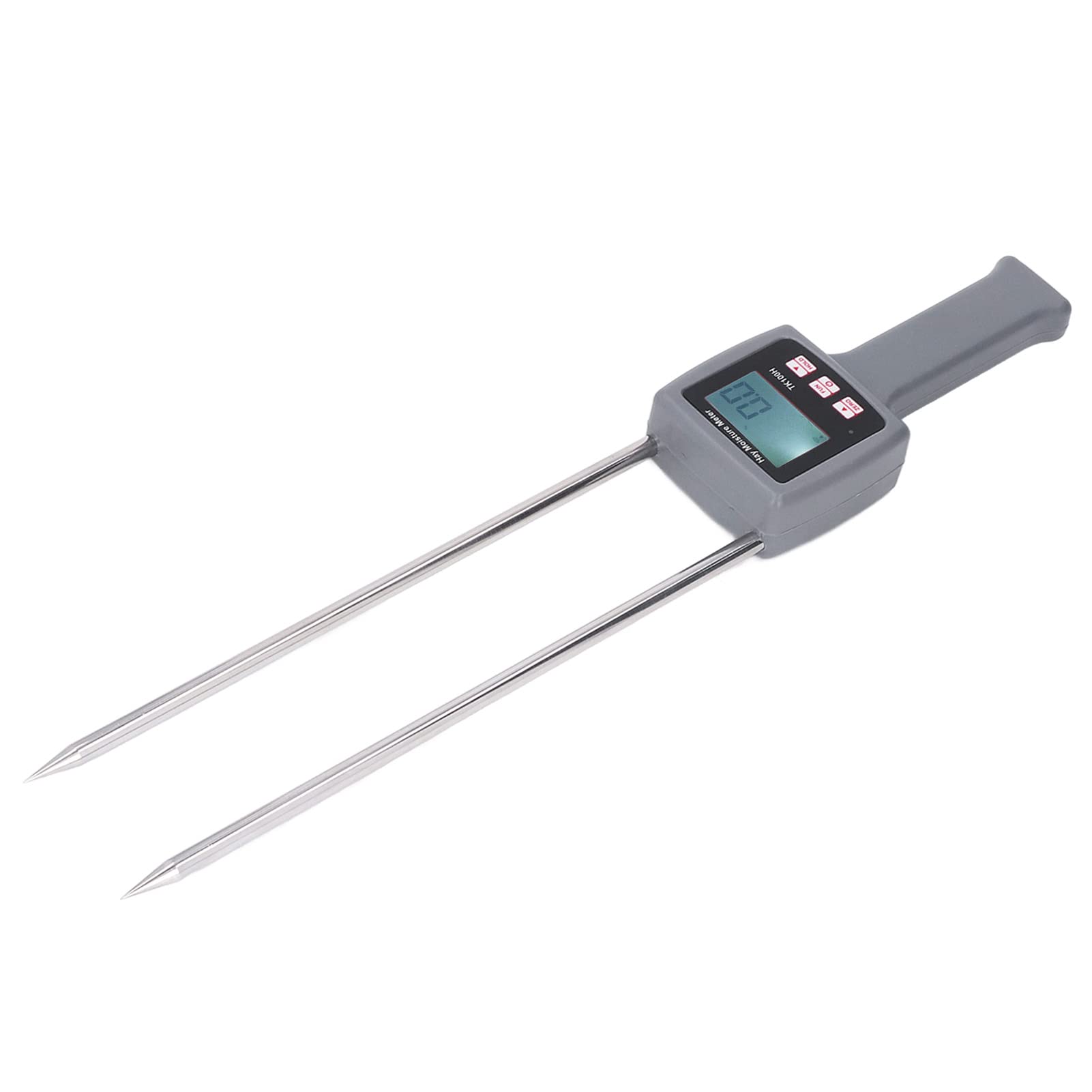 ViaGasaFamido Misurazione 'umidità del Fieno, Tester Digitale 0-80% Sonda Igrometro, Alta Precisione, Tenuta Una Mano, Display Digitale, Multifunzionale per Foraggio, Leymus Chinensis, Pennisetum