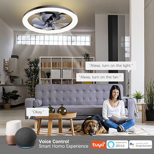 Redstar A454BK-TUYA Smart Ceiling Fans With Remote/App/Alexa Voice Control- 16 Inch Ceiling Fan thumb #1