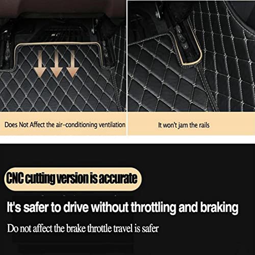 Oderol Custom Car Mats For 99.9% Sedan Suv Sports Liners Car Floor Mat All Weather Pads Leather Full Coverage Waterproof Auto Mats (Beige) #TOP5