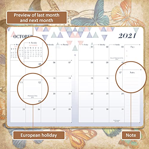 Dagboek 2021-2022 - Academisch dagboek van juli 2021 tot juni 2022, Midjaar Dagboek A5 Wekelijks en Maandelijks te… - Image 4