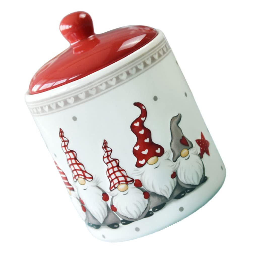 Lot de 6 boîtes à biscuits de Noël en métal avec couvercles pour offrir en cadeau - Grandes moyennes et petites - Boîtes à biscuits festives de Noël - Fournitures de fête