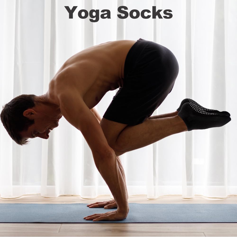 Calcetines Antideslizantes Hombre EU 41-43 Deportivos Pilates