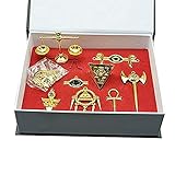 Millenium SCALE: 6*6.3 cm Fuman Yu-Gi-Oh! Millennium Artifact Duel Monsters Schlüsselanhänger Kette 8 Stück Set