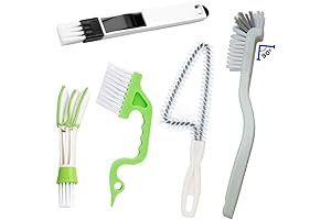 2-in-1 Windowsill Sweeper: Window or Sliding Door Track Cleaning Brush, Tile Lines...