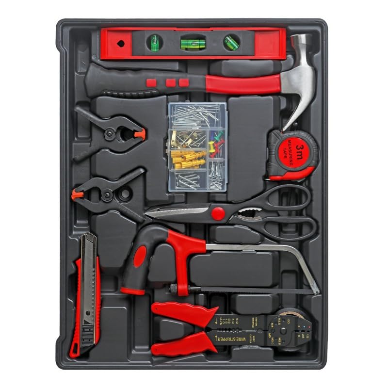 Kit combinado de herramientas 254 piezas con caja rodante miniatura 4