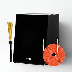 Cajon Elétrico Preto Com Vassourinha C82 Voik By FSA Strike (BK STK)