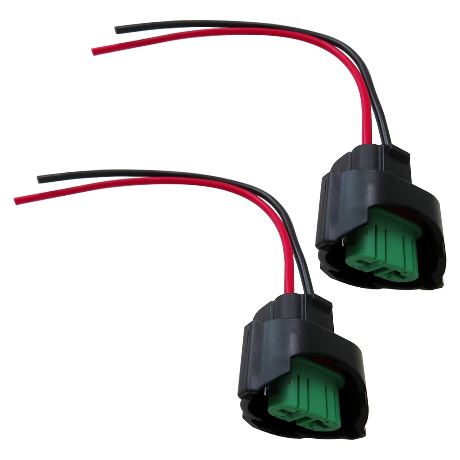 2Pack H11 Pigtail Headlight Socket Wiring Harness Female