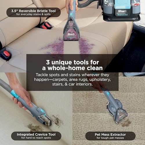 Image of Shark StainStriker Portable Carpet /Upholstery Cleaner, 4 Tools, PX202BRN