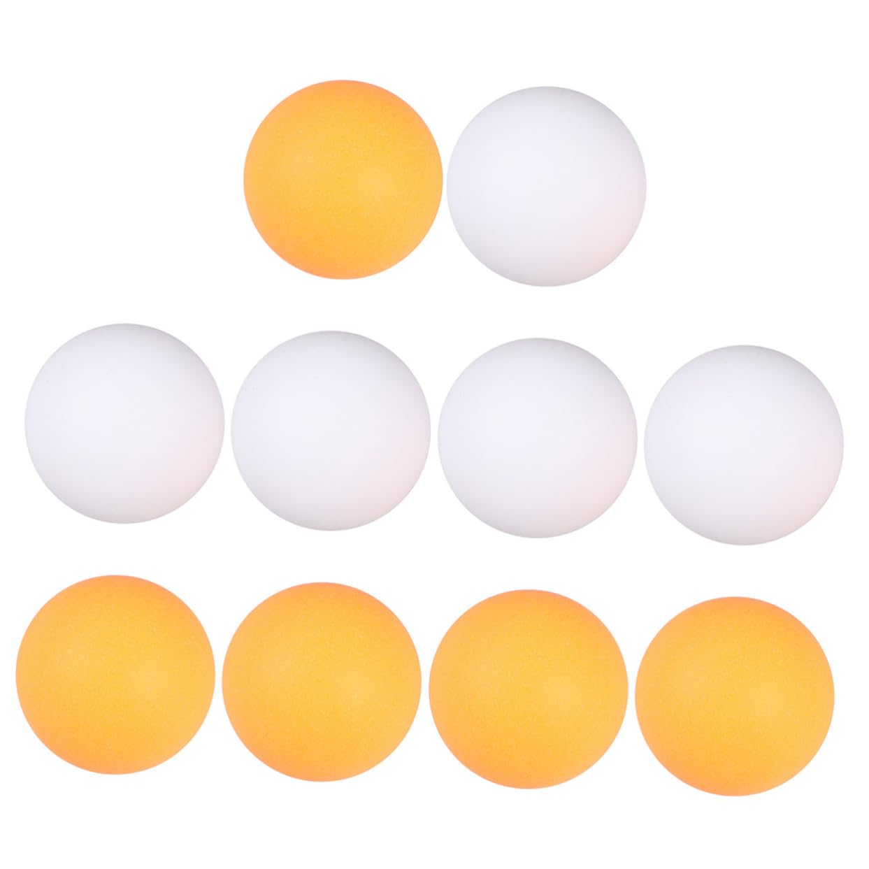 NULYLU 2 Color Sets of 10 Pong Balls Ideal for Beginners Pros Recreational Play Table Tennis Balls