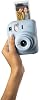 Cámara instantánea Fujifilm Instax Mini 12 color azul pastel, paquete doble de película Instax Mini con 20 impresiones, estuche protector, set de regalo 5