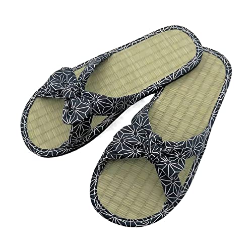 Chaussons ouverts d'été et tongs de loisirs en paille pour mer