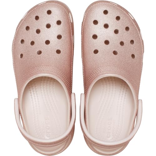 Image of Crocs Women's Classic Platform Glitter Clog