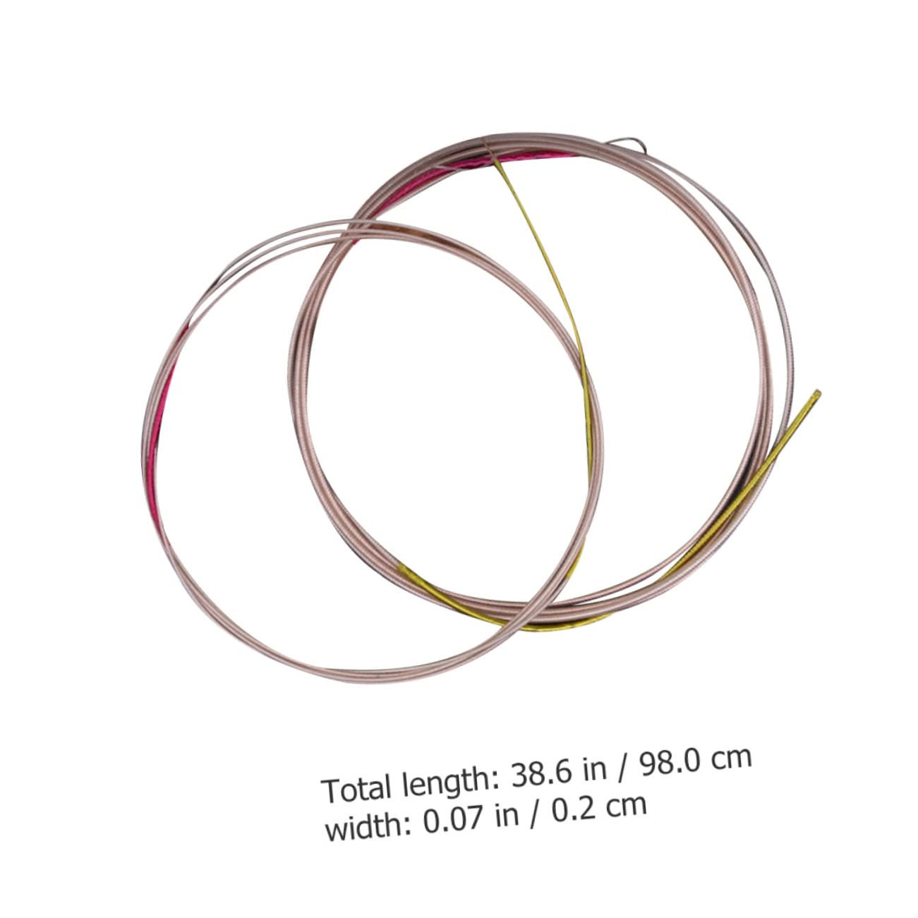 MUELODSIC 4pcs Pipa Strings Made of Durable Material for Chinese Lute Pipa Practice Strings Accessories
