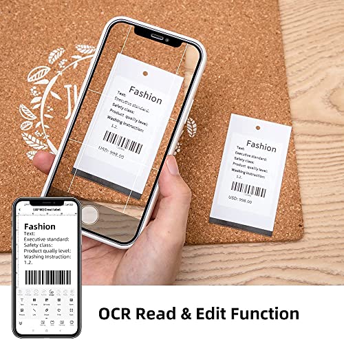 Image of Phomemo M110 Bluetooth Thermal Label Maker Machine, Wireless Portable Address Mailing Barcodes Sticker Small Label Printer, Compatible with Android & iOS Apply to Price Tag, Clothing, Jewelry, Retail