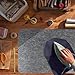 15x12 inch Wool Pressing Mat - Wool from New Zealand Ironing Mat Pad Blanket for Quilter, Sewing, Quilting Supplies & Notions(Dark grey)