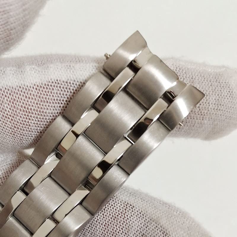 Bracelet montre acier inoxydable 22 mm T035407A finition agate d'exception