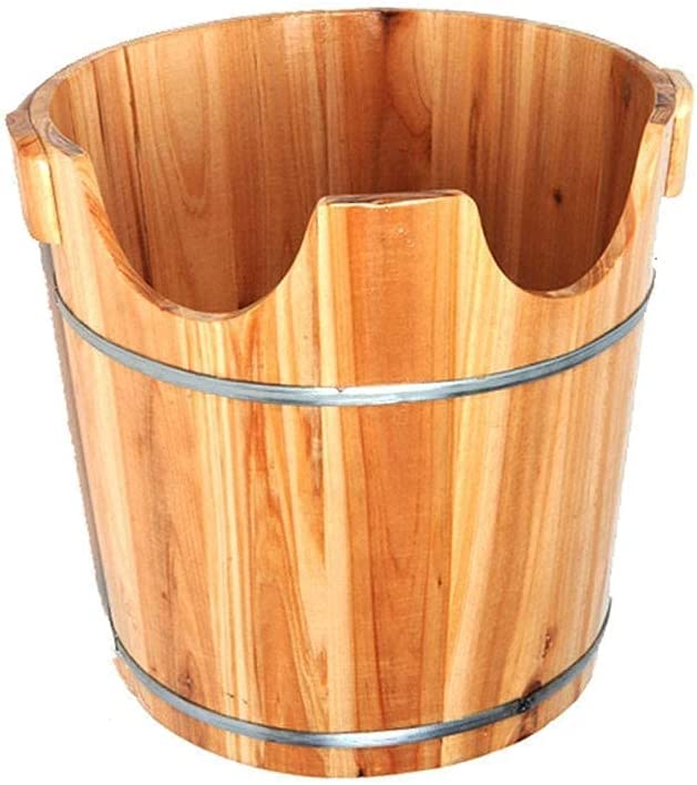 Baño de pies doble de madera con tapa y calentamiento miniatura 2