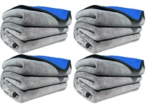 WEST BROS Mikrofaser Auto-Trockentuch XL 4er