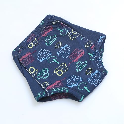 Image of Baby Padded Underwear - Soft Cotton Potty Training Pants for Toddlers, Washable & Reusable, Leak-Proof Training Underwear for Boys & Girls