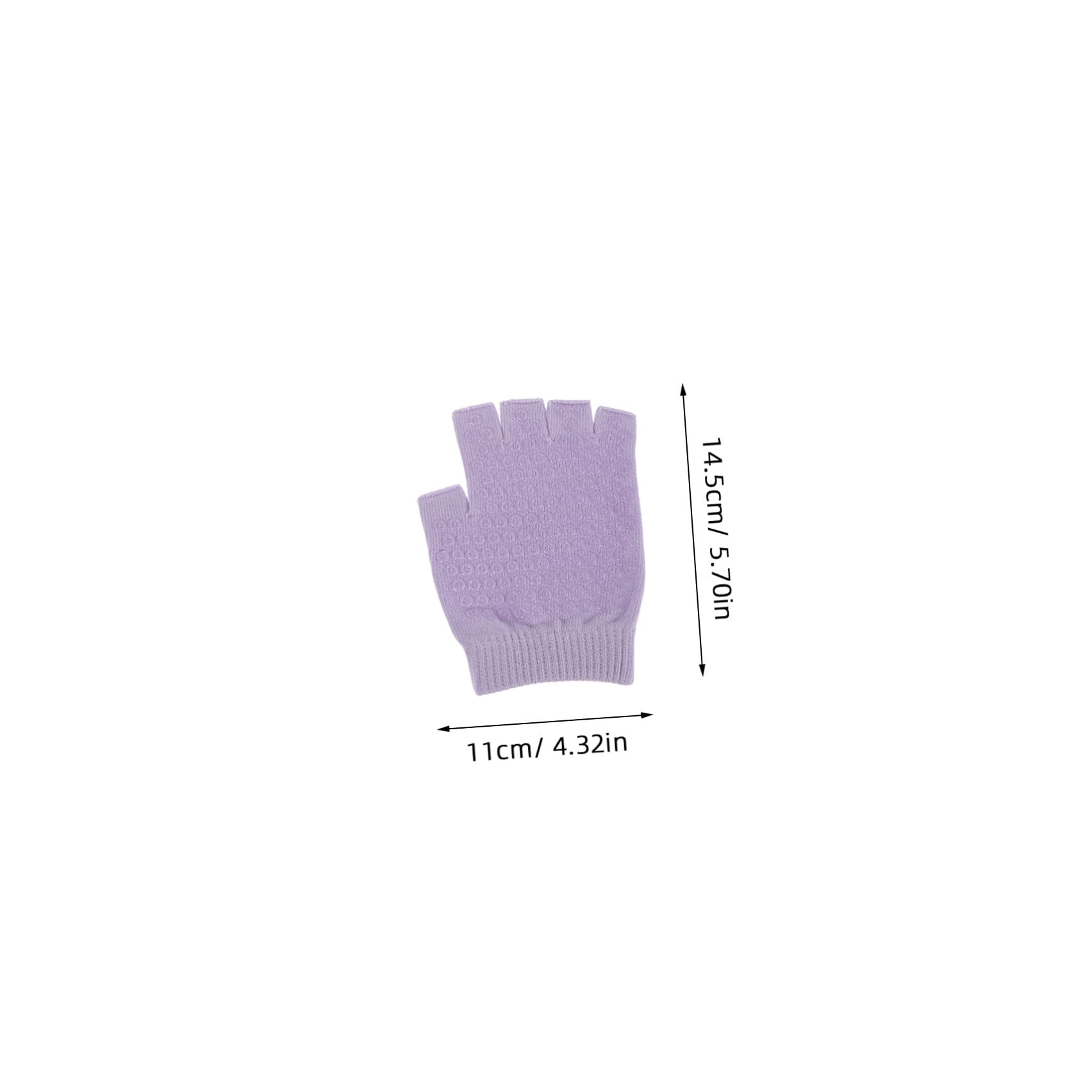 TOYANDONA Guanti da Yoga Antiscivolo Mezze Dita 6 Paia Guanti da Allenamento Palestra senza Dita con Grip Traspiranti per Yoga Aereo Pilates Sollevamento Pesi e Ciclismo