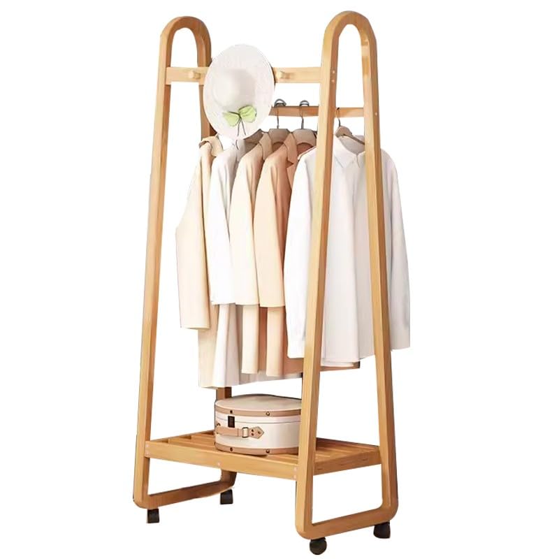 Perchero de madera con ganchos, duradero y resistente, soporta hasta 100 kg, para el hogar, oficina, entrada, pasillo