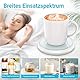 Elektrischer Kaffeewärmer, Automatische Abschaltung Getränkewärmer mit Elektrisch Warmhalteplatte bis zu 131F/55℃ für den Schreibtisch, Tassenwärmer Kaffee Wärmer für Wasser, Kakao, Milch oder Suppe