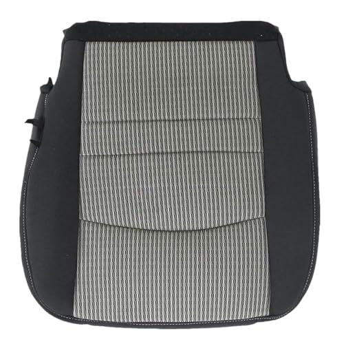 Priprilod Cloth Gray/Black Driver Side Bottom Replacement Seat Cover Compatible with Dodge Ram 1500 2500 3500 4500 5500 SLT 2009 2010 2011 2012