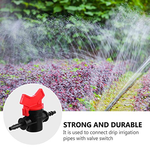 Hemoton VÃ¡lvula de Esfera de Pvc de 10 PeÃ§as Com Cabo Em T VÃ¡lvulas de Corte de Ãgua Conector de