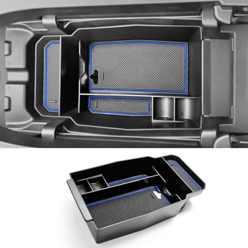Image of for 2023 2024 2025 2026 Mazda CX50 Middle Console Armrest Storage Box 2023-2026 CX50 Accessories (Blue)