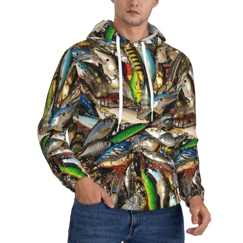 Sweat à capuche de pêche pour homme, idéal pour le quotidien, la gym et les voyages