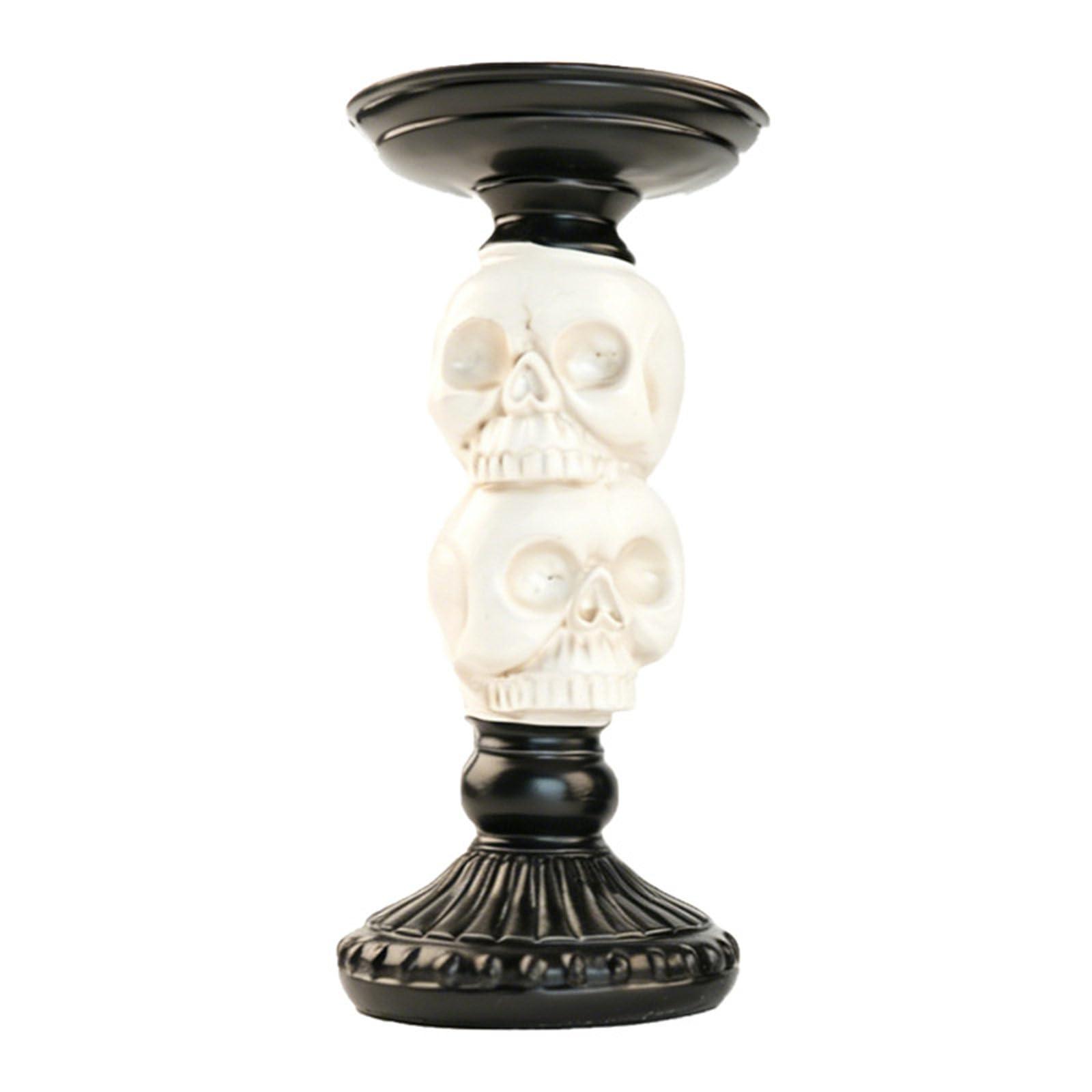 carotoe Mantel Display Halloween Holder Resin Pedestal, Tabletop Stand Accent for Party Centerpiece Styling Pillar Holders Resin Halloween Holder Tabletop Decor Mantel Centerpiece Stand Pedestal