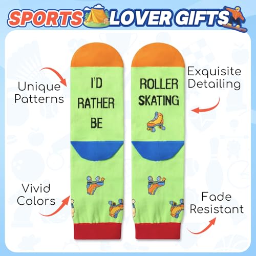 Zmart Roller Skating Gift Socks