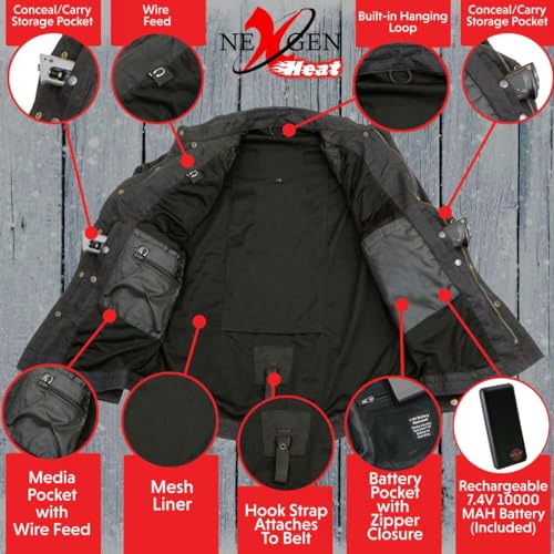 Nexgen Heat Men’s Nxm1715set Heated Jacket4