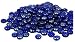 Golden Flame® 10-Pound Fire Glass "Fire-Drops" 1/2-Inch Cobalt Blue Reflective