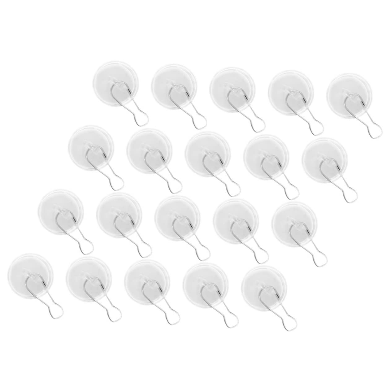 40piezas Ganchos Adhesivos De Techo Transparentes De Resistente y Duradero Para Decoraciones Techos y Paredes Sin Taladro Carga Sostenida Alta