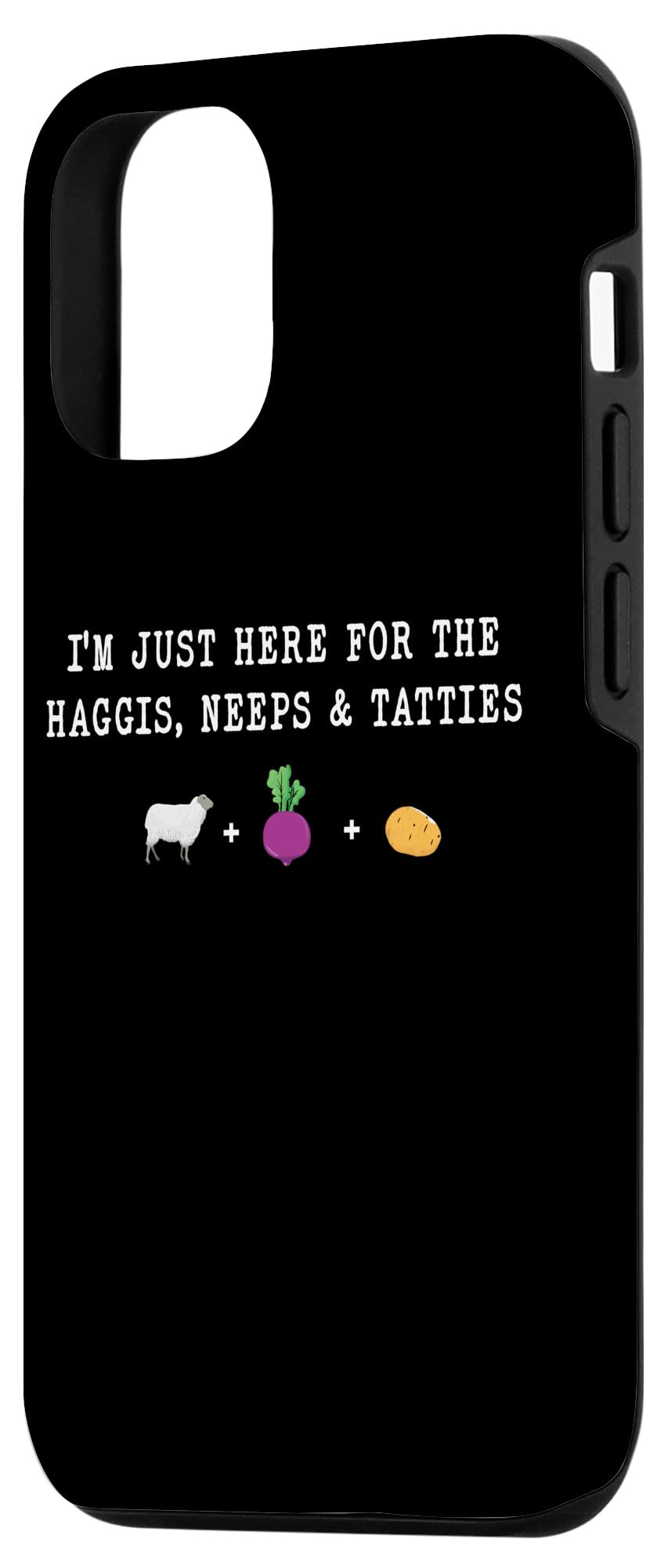 iPhone 15 Haggis, Neeps & Tatties For Scottish Highland Games Case - Image 2