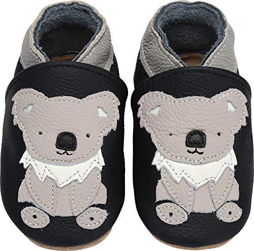 Yavero Primeros Zapatos Bebés Zapatillas de Andar por Casa para Bebés Zapatillas...