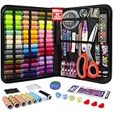 Photo Gallery kit da cucito per adulti, kit da 50 fili, 295 pezzi, professionale, include filo, forbici ergonomiche, aghi e altro ancora, mini kit da cucito per principianti, viaggi, casa, scuola e fai da te Photo Gallery kit da cucito per adulti, kit da 50 fili, 295 pezzi, professionale, include filo, forbici ergonomiche, aghi e altro ancora, mini kit da cucito per principianti, viaggi, casa, scuola e fai da te