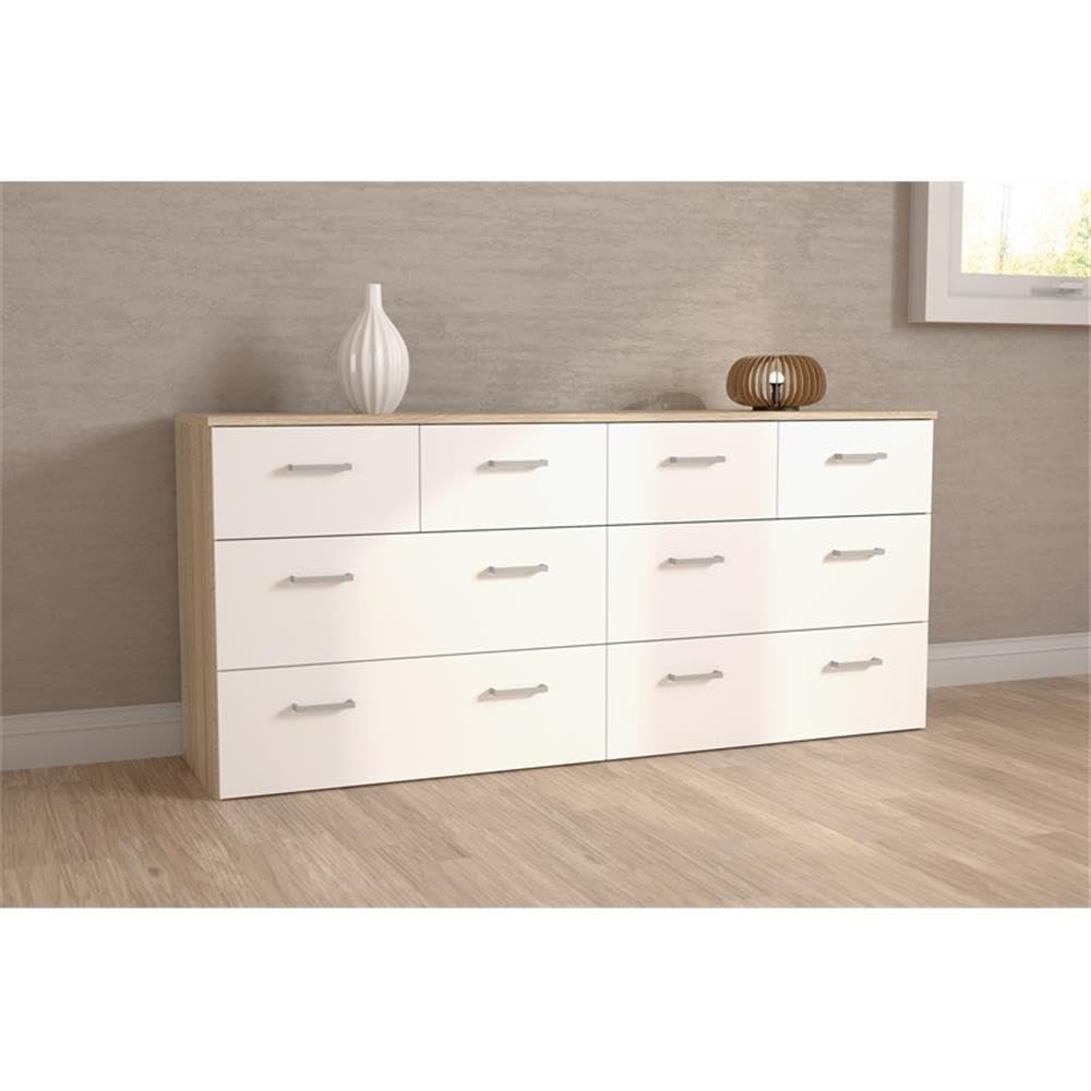 Amazon.com: Tvilum Space 8 Drawer Double Dresser : Home & Kitchen