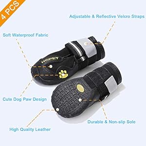 Dog-Snow-Boots-for-Winter-Durable-Waterproof-Anti-Slip-Dog-Booties-for-Winter-Dog-Shoes-for-Medium-Large-Size-Dogs-with-Adjustable-Reflective-Straps-Dog-Boots-Paw-Protectors-Black-Size-6 - Cucciolini Doodles   Dog-Snow-Boots-for-Winter-Durable-Waterproof-Anti-Slip-Dog-Booties-for-Winter-Dog-Shoes-for-Medium-Large-Size-Dogs-with-Adjustable-Reflective-Straps-Dog-Boots-Paw-Protectors-Black-Size-6